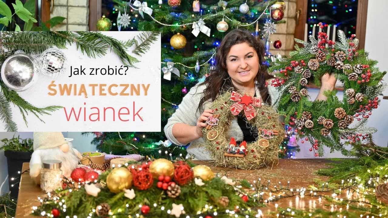 Jak zrobić wianek świąteczny na drzwi - proste i piękne pomysły